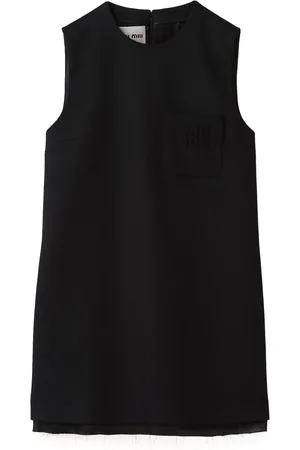 Miu Miu Sleeveless wool minidress