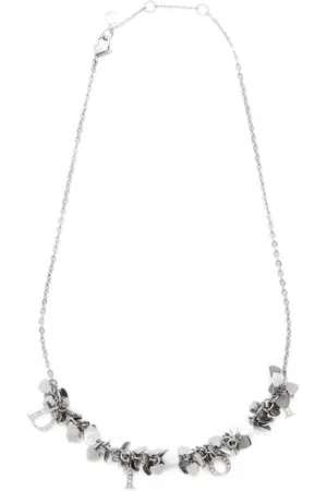 Dior 2000s Dior letter charm necklace