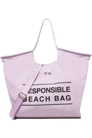 V°73 Logo-print beach bag