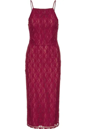 ROTATE Lace maxi dress
