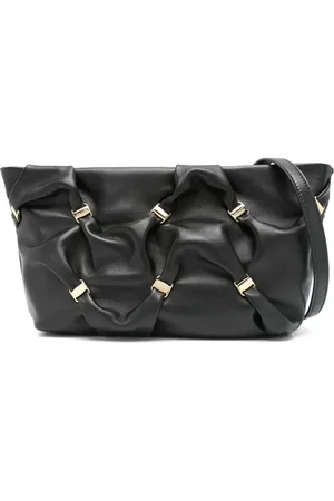Salvatore Ferragamo Logo-plaque clutch bag