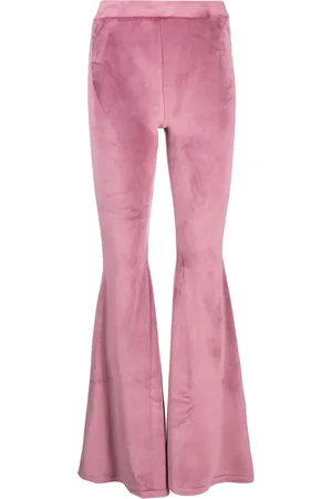 GCDS Velvet flared trousers