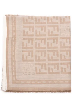 Fendi Monogram-pattern scarf