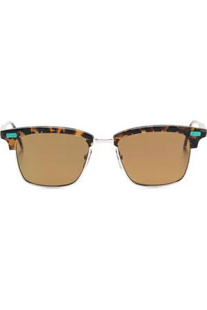 Thom Browne Tortoiseshell square-frame sunglasses