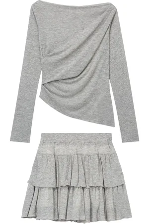 B+AB Ruffled mini skirt