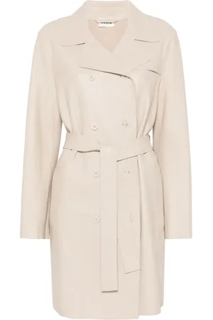 P.A.R.O.S.H. Leather trench coat