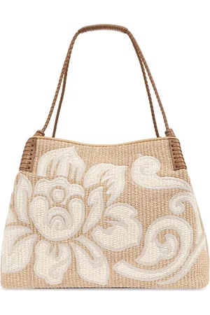 Etro Logo embroidered tote bag
