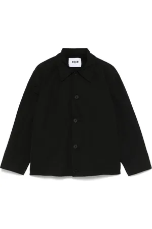 Msgm Logo-print shirt jacket