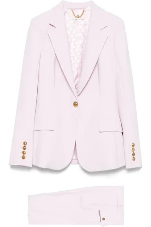 Elisabetta Franchi Single-breasted crepe suit