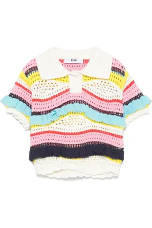 Msgm Knitted polo top