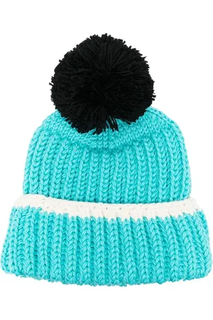 Patou Pompom-trim knitted hat