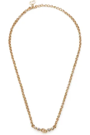 Dior 1990-2000s CD-initials necklace