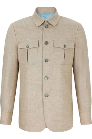 SHANGHAI TANG Button-up shirt jacket