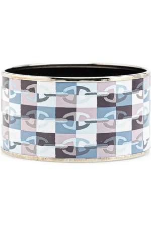 Hermès 20th Century Extra Wide Enamel Chaine d