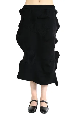 Issey Miyake Kone Kone midi skirt