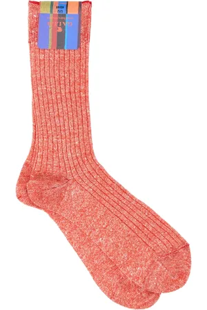 Gallo Ribbed melangé-effect socks