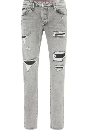 Philipp Plein Distressed-effect jeans