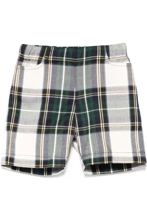 LA STUPENDERIA Tartan-check shorts