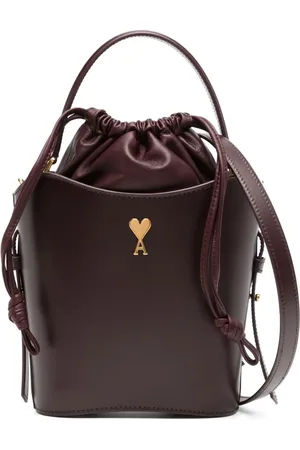 Ami Leather bucket bag