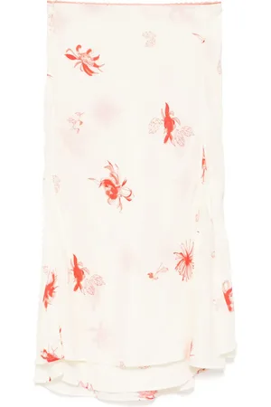 Samuel Gui Yang Floral-print skirt