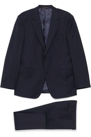 CANALI Windowpane-pattern suit