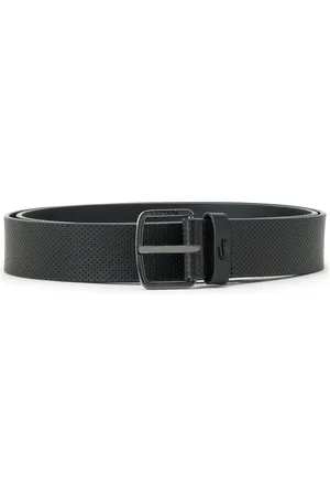 Lacoste Logo-engraved leather belt
