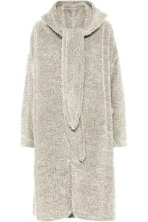 Issey Miyake Wool loop warn coat