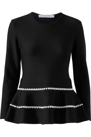 Carolina Herrera Pearl-detailing top