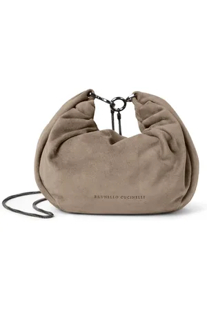 Brunello Cucinelli Debossed-logo cross body bag