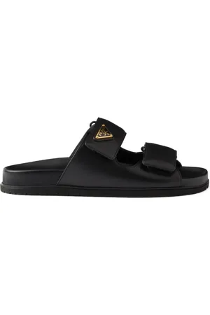 Prada Touch-strap leather sandals