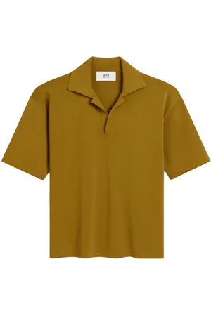 Ami Fine-knit polo shirt