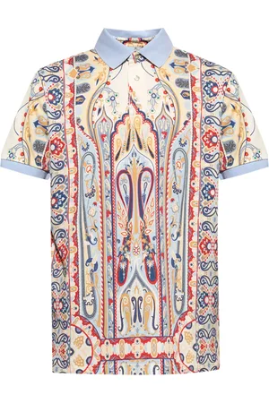 Etro Paisley polo shirt