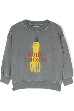 Bobo Choses Squid-print organic cotton sweatshirt