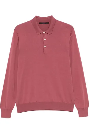 TAGLIATORE Fine-knit polo shirt