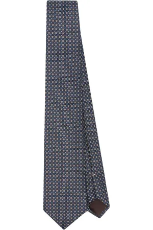 CANALI Patterned-jacquard tie