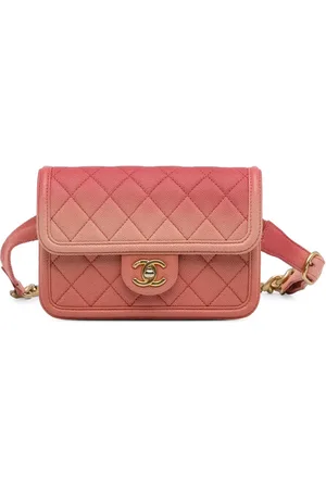 CHANEL 2019 Caviar Sunset On The Sea Flap belt bag