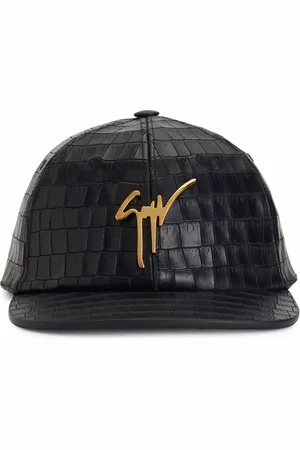 Giuseppe Zanotti Cohen croc-effect cap