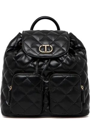 Twin-Set Logo-plaque quilted backpack