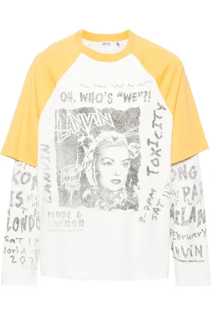 Lanvin X Future layered cotton T-shirt