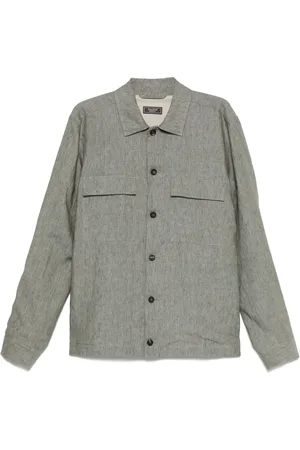 PESERICO SIGN Mélange-effect shirt jacket