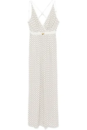 Elisabetta Franchi Monogram-print jumpsuit