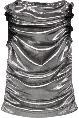 MONNALISA Lam??-effect top
