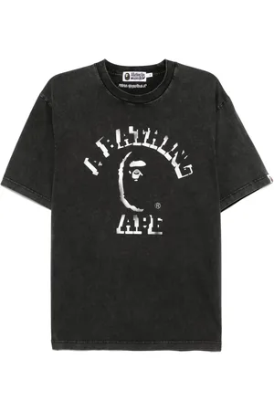 A Bathing Ape Garment dye spray print tee
