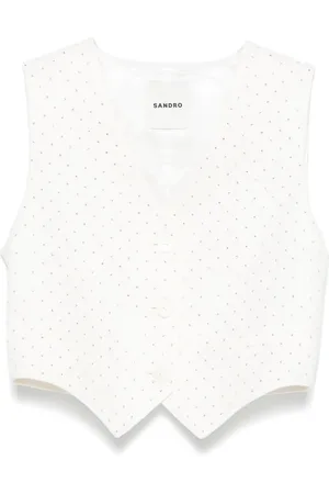 Sandro Rhinestoned waistcoat