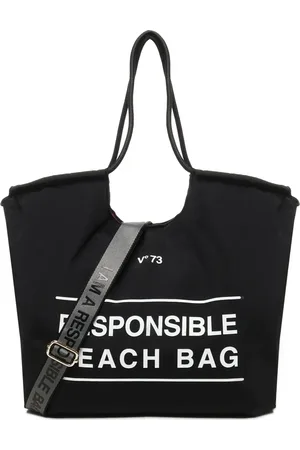V°73 Logo-print beach bag