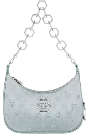 Philipp Plein Rhinestone-embellished monogram shoulder bag