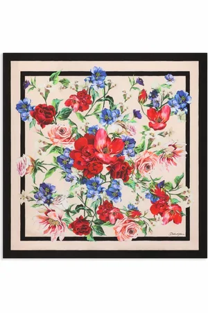 Dolce & Gabbana Floral-print scarf