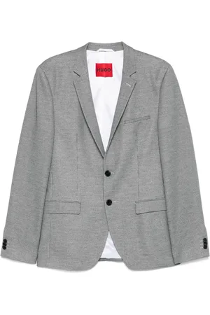 HUGO BOSS Pattern-jacquard blazer