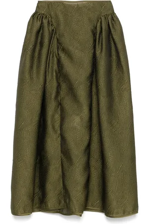 Cecilie Bahnsen Textured midi skirt