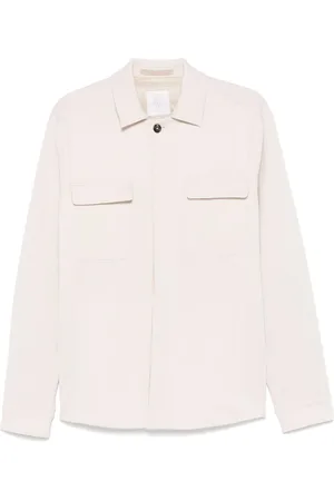ELEVENTY Classic-collar shirt jacket